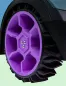 Preview: anyprint3d Offroad-Antriebsrad für Bosch Indego – Violette Felge als stylisches Upgrade.