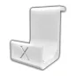 Preview: 3D-gedruckte Xbox Series X Controller-Halterung RePlay Stand von anyprint3d in Weiß mit eingeprägtem X-Logo zum Aufstecken auf die Konsole.