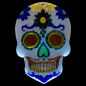 Preview: Sugar Skull light-blue