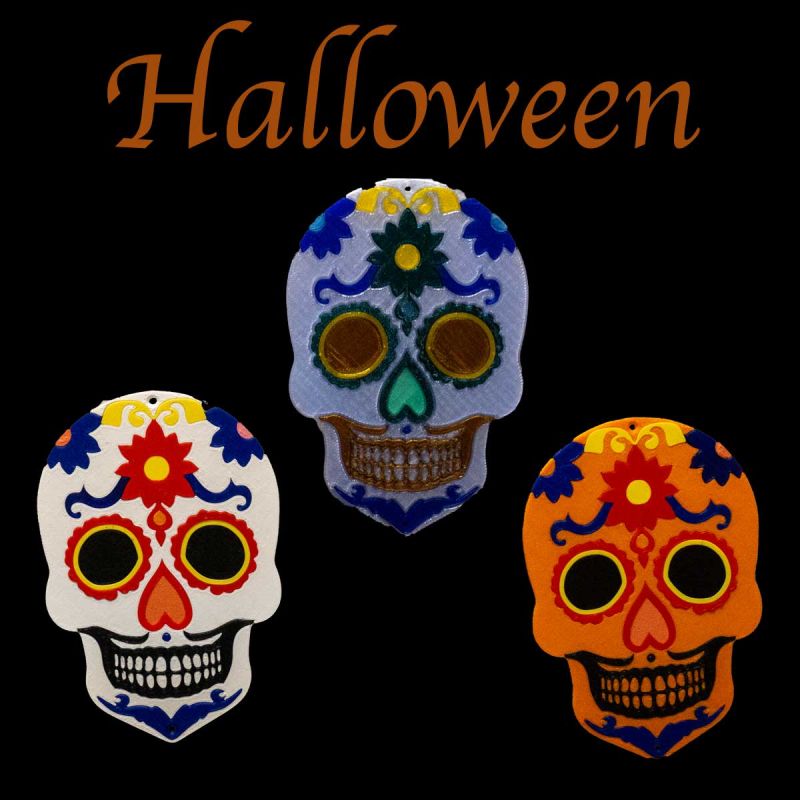 Halloween Deko Totenkopf