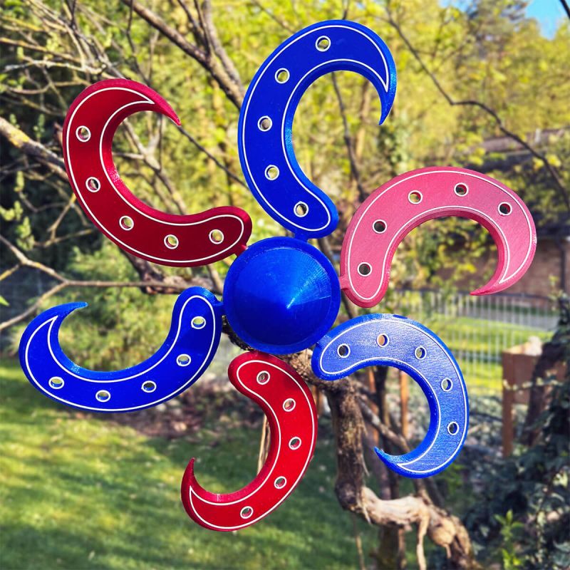 Windrad Octopus für den Garten