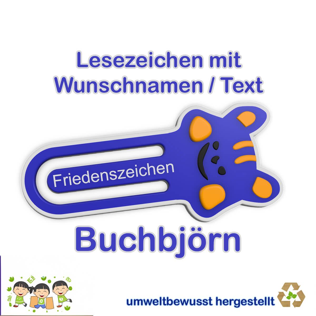 Bookmark with personal text-Björn