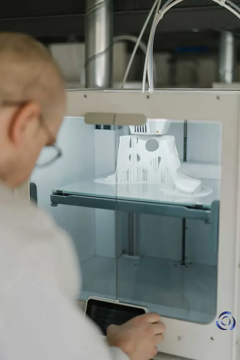 3D Drucker wird eingerichtet 3D Drucker wird eingerichtet