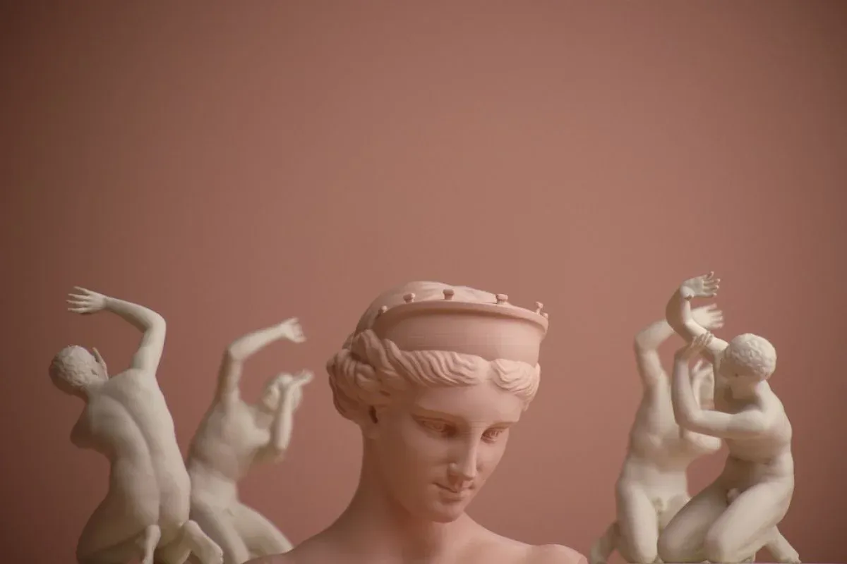 3d gedruckte Skulptur 3d gedruckte Skulptur