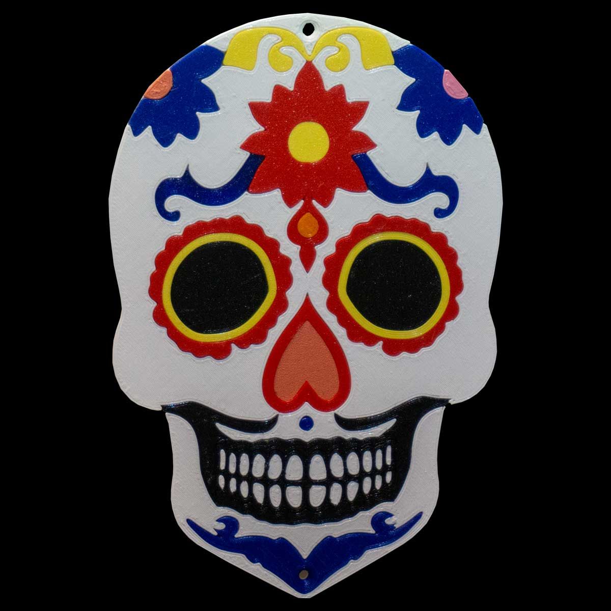 sugar skull white