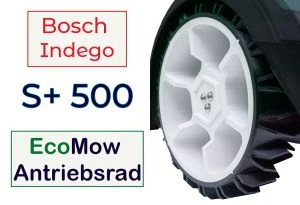 Antriebsräder passend für Bosch Indego S+500 super Traktion für jeden Rasen
