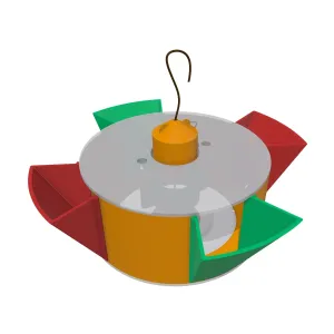 3mf oder stl file zur Herstellung eines Pflanzgefäßes aus Deinen Filamentspulen