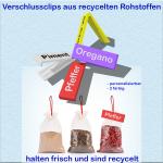 Set of 5 bag clips for spices