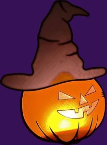 Kürbiskopf Halloween Dekoration für LED-Teelicht