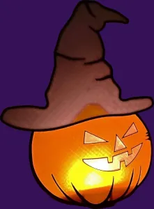 Kürbiskopf Halloween Dekoration für LED-Teelicht