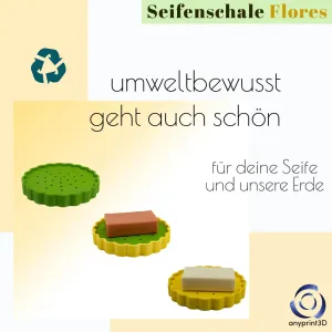 recycelte Seifenschalte