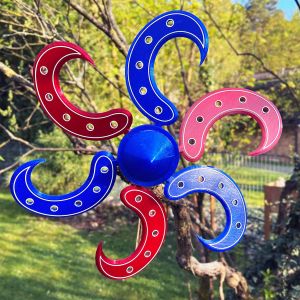 Windrad Octopus für den Garten